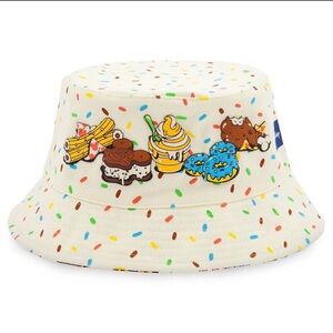 New! Disney Parks Disney Eats Mickey Snacks Reversible Bucket Hat